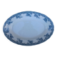 Large oval serving dish Saint Amand and Hamage "La Vallière"