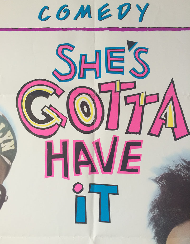 Original American poster She's gotta have it by Spike Lee, 1986