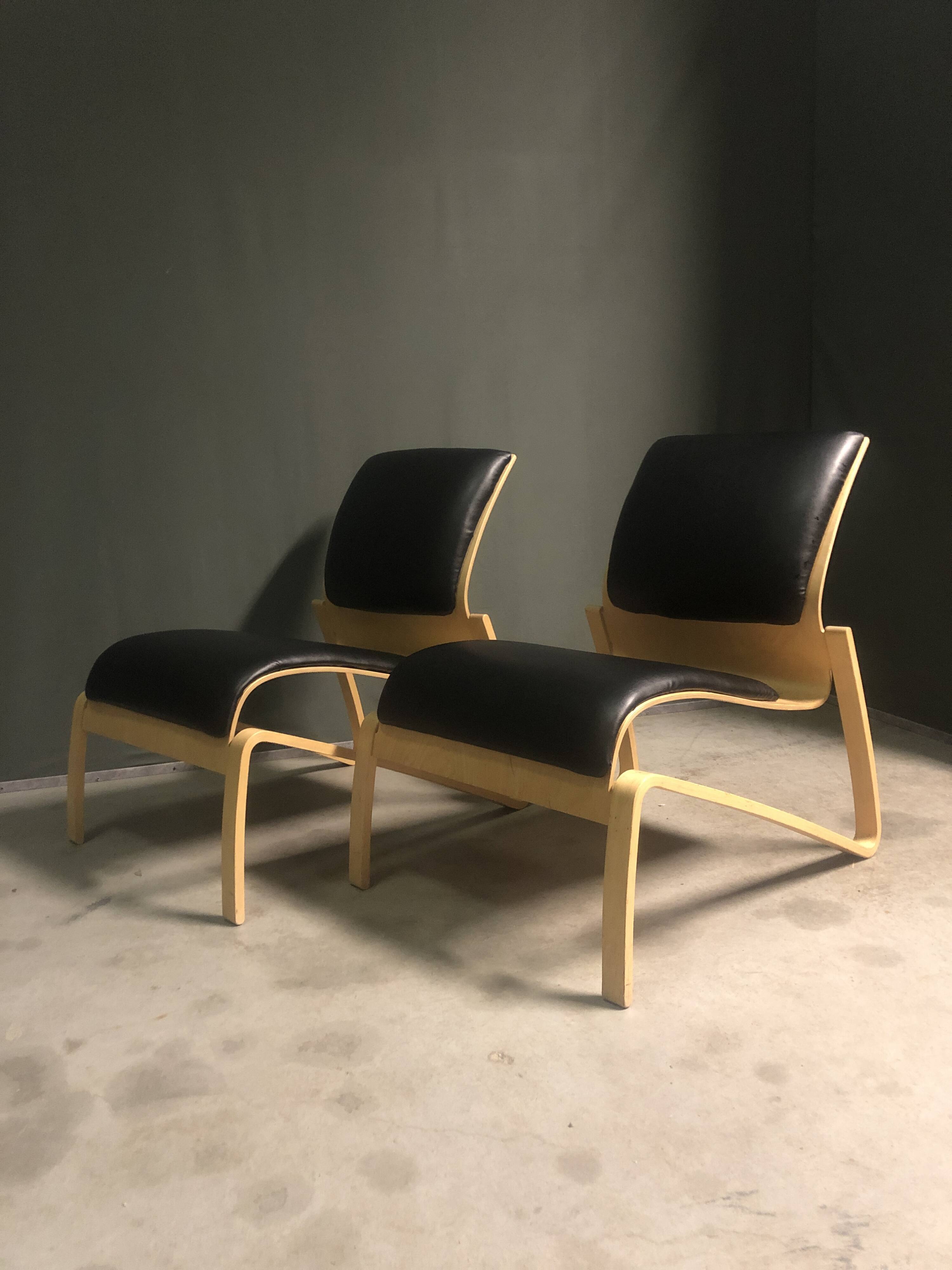 Nadin armchairs by Hans Peter Weidmann for Artek, 1990s