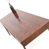 Rectangular Rosewood Coffee Table with Two Drawers, Denmark