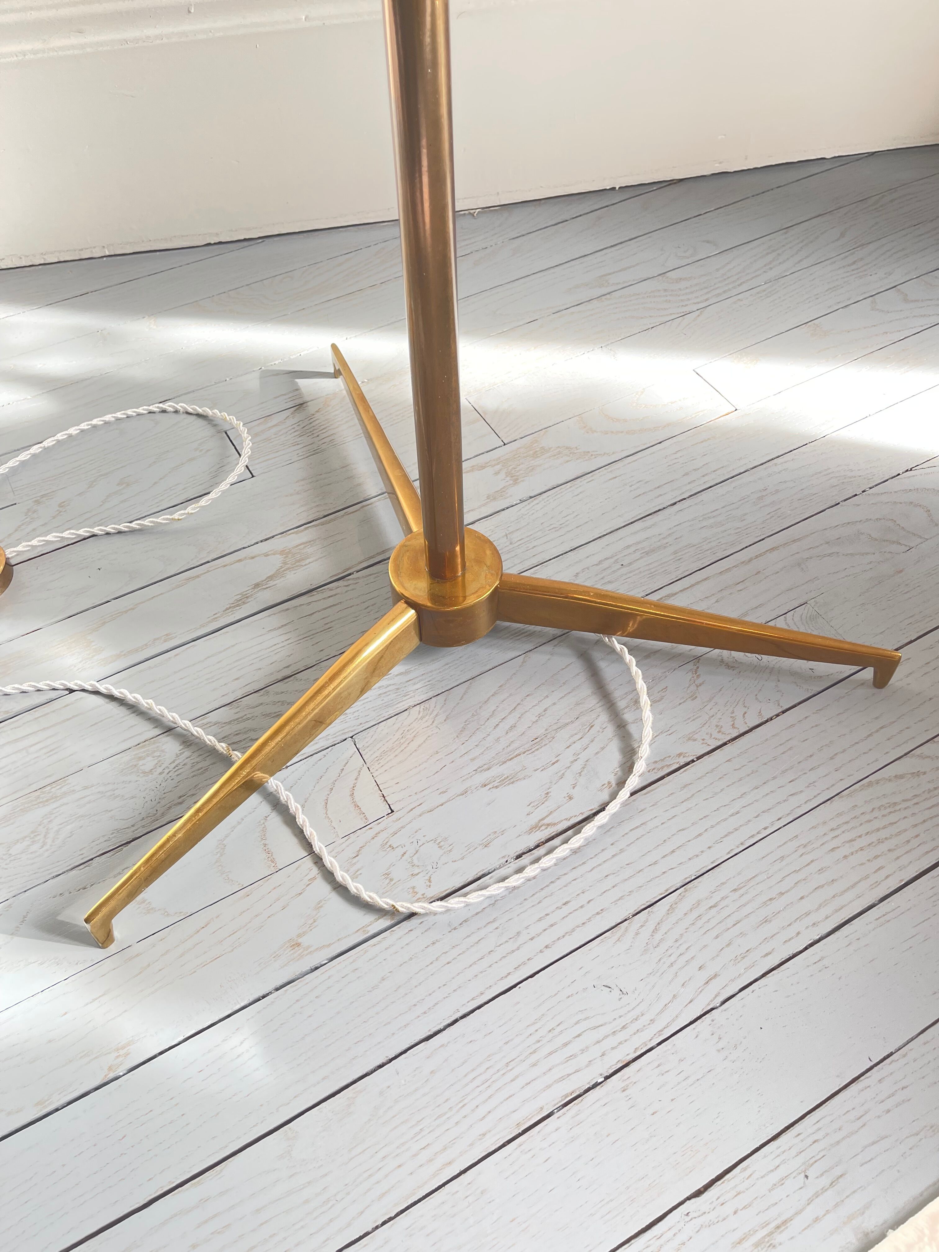 “Triennale” floor lamp by Angelo Lelii by Arredoluce