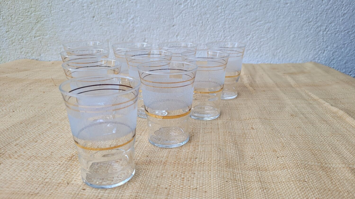 10 granite glasses 50's