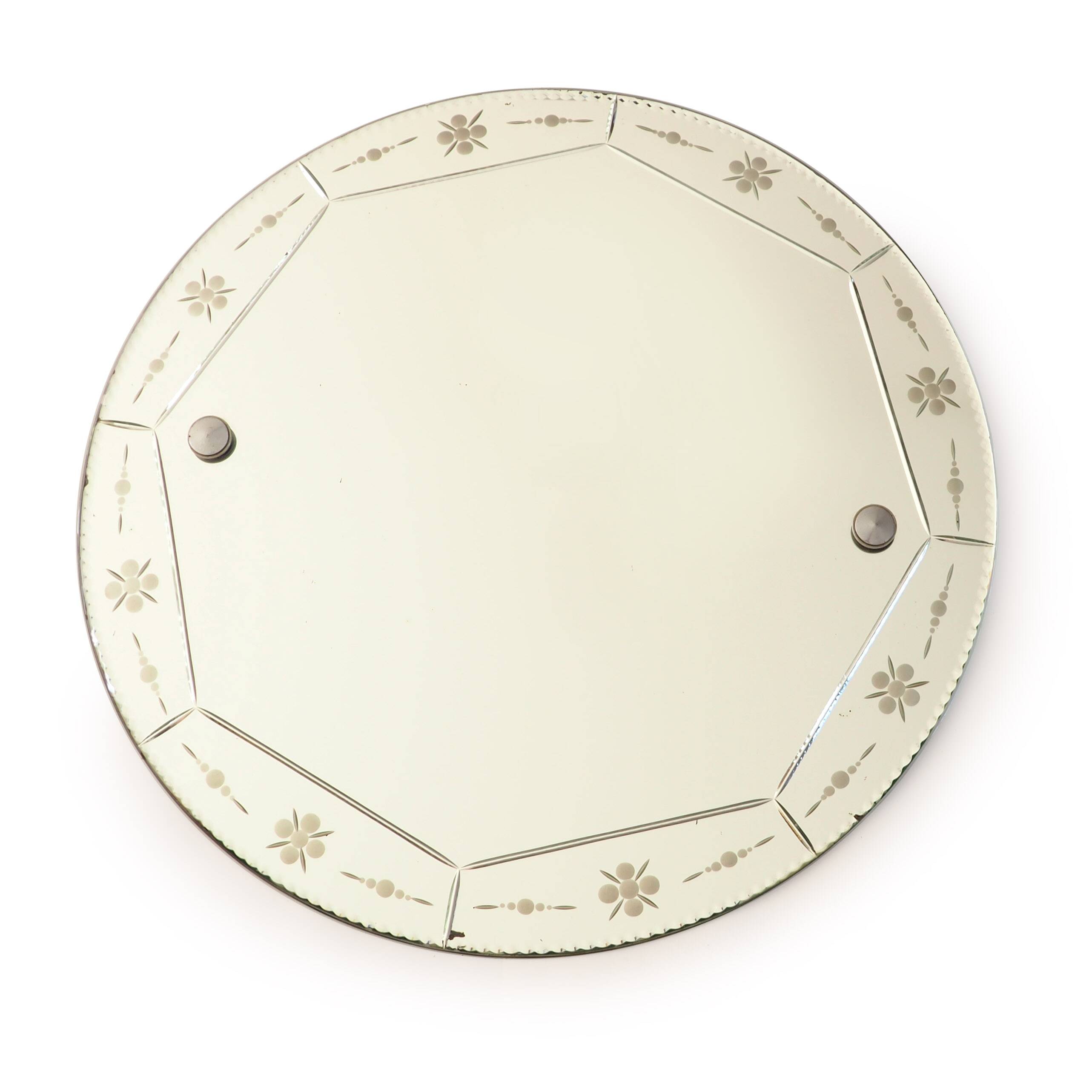 Chiseled mirror called Venetian diam 60cm