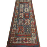 Antique Caucasian Kazak Rug From Azerbaijan 1900s- 117x240cm