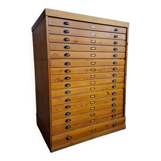 Armoire Reiss architecte / meuble à dessins A0 / classeur vintage