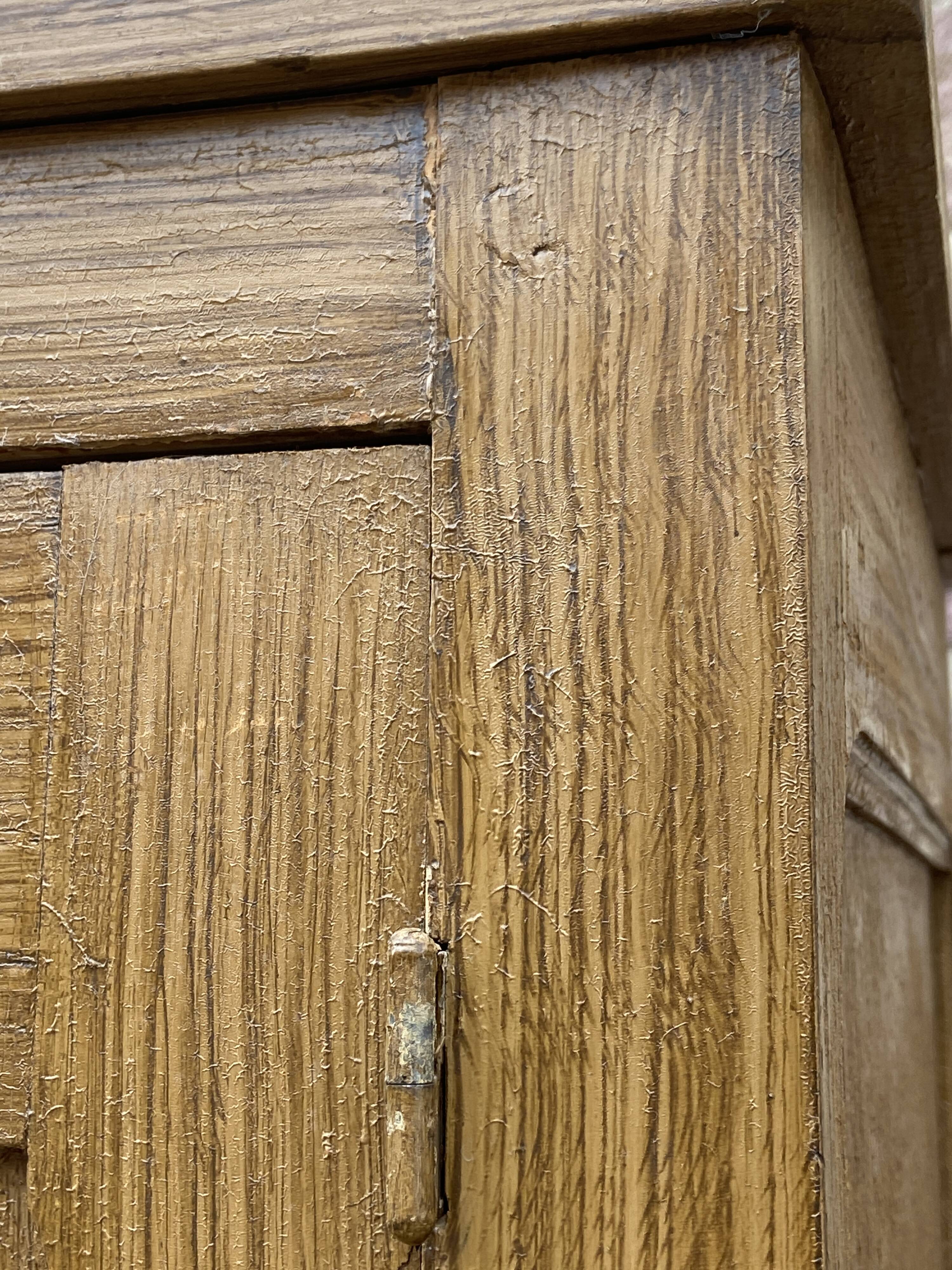 Parisian wardrobe Closet cloakroom wooden workshop Mid-century vintage Scandinavian 1950