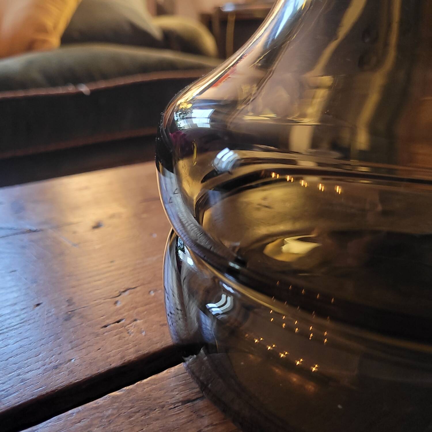 Smoked glass pitcher – 1970s