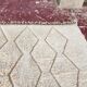 Beni Ouarain rug 300x200 cm – Natural cream wool – Diamond pattern in tone