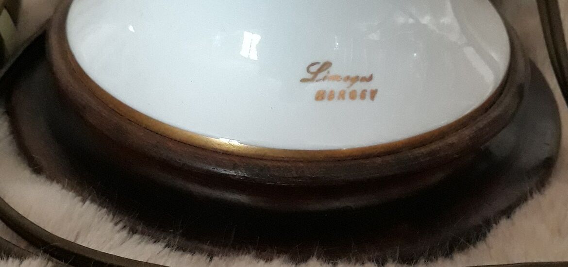 Lamp Limoges HERGEY - 80s