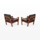 Vintage easy chairs by Illum Wikkelsø for Niels Eilersen, 1960s, set of 2