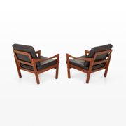 Vintage easy chairs by Illum Wikkelsø for Niels Eilersen, 1960s, set of 2