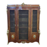 Late 19th century Regency style bookcase in rosewood and oak, removable