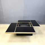 Table basse de bar cachée vintage, années 1970