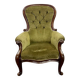 19th century Victorian mahogany armchair