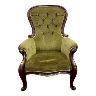 19th century Victorian mahogany armchair