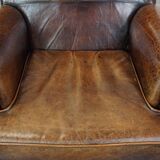Sheep leather armchair