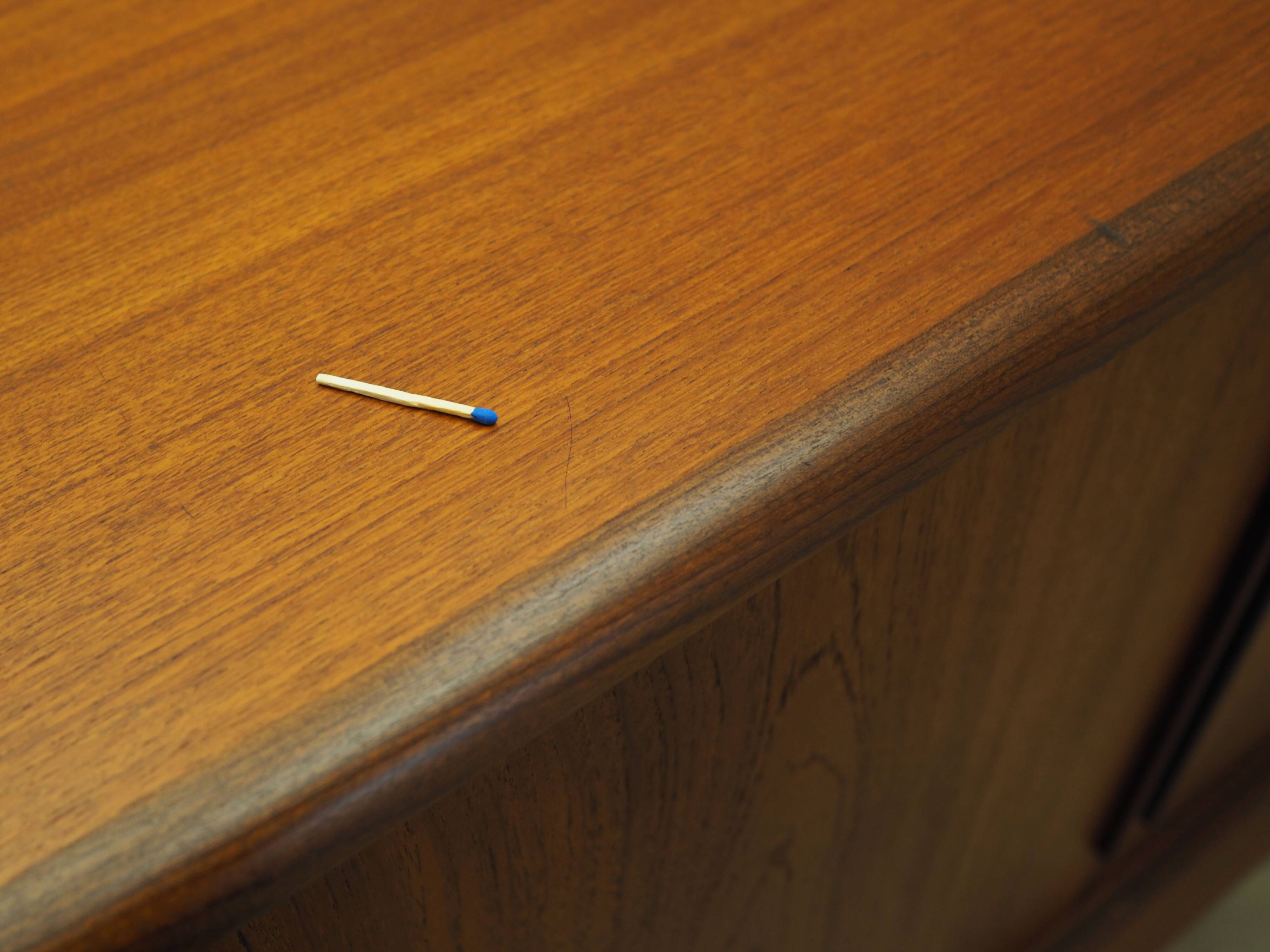 Teak highboard, Danish design, 1960s, production: Denmark