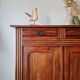 Buffet parisien bois ancien 2 portes panneautées