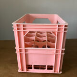 Vintage evian bottle rack
