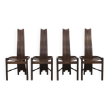 4x Vintage Dining Chairs by Allmilmö, 1980s