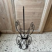 Wrought iron magazine rack