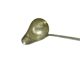 Soup ladle, Scandinavian functionalism, silver-plated brass, Denmark, early 20th century