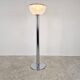 Vintage chrome and glass floor lamp, 1970s