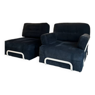 Vintage Ikea modular fireside chairs