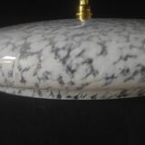 Globe blanc verre de clichy