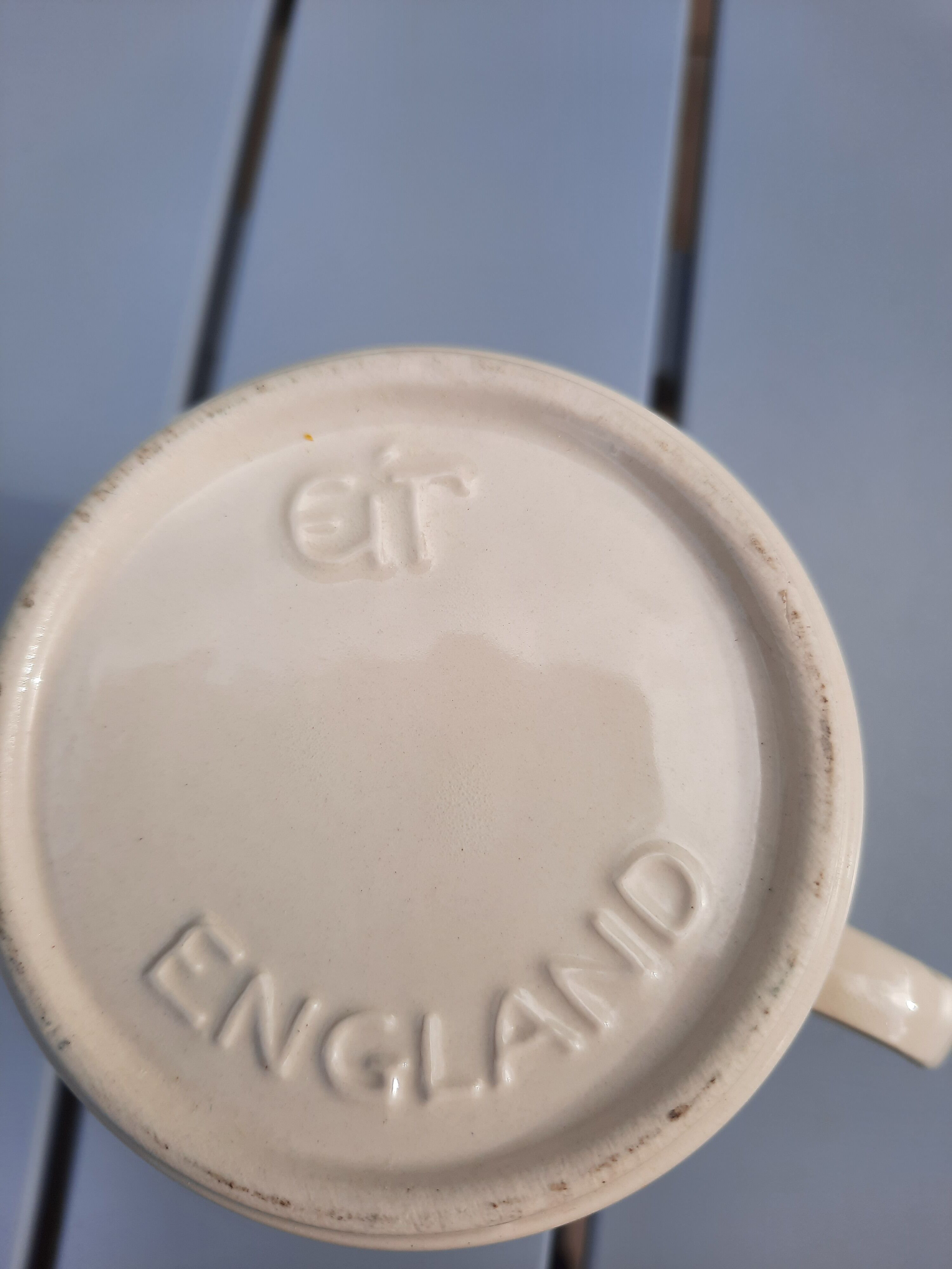 English ceramic mug