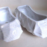 Earthenware planters
