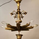 Lustre de synagogue en bronze, XIXème