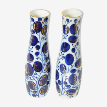 Russian vases, hand-decorated