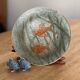 Enameled brass bowl – piece signed by the artist A.Schelde