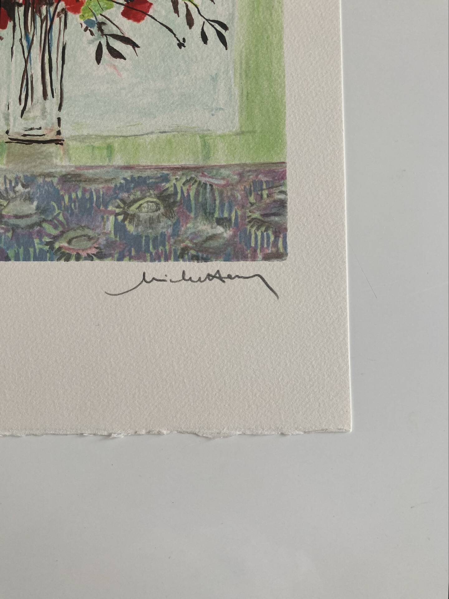 Michel Henry - Signed lithograph and justified artist's proof