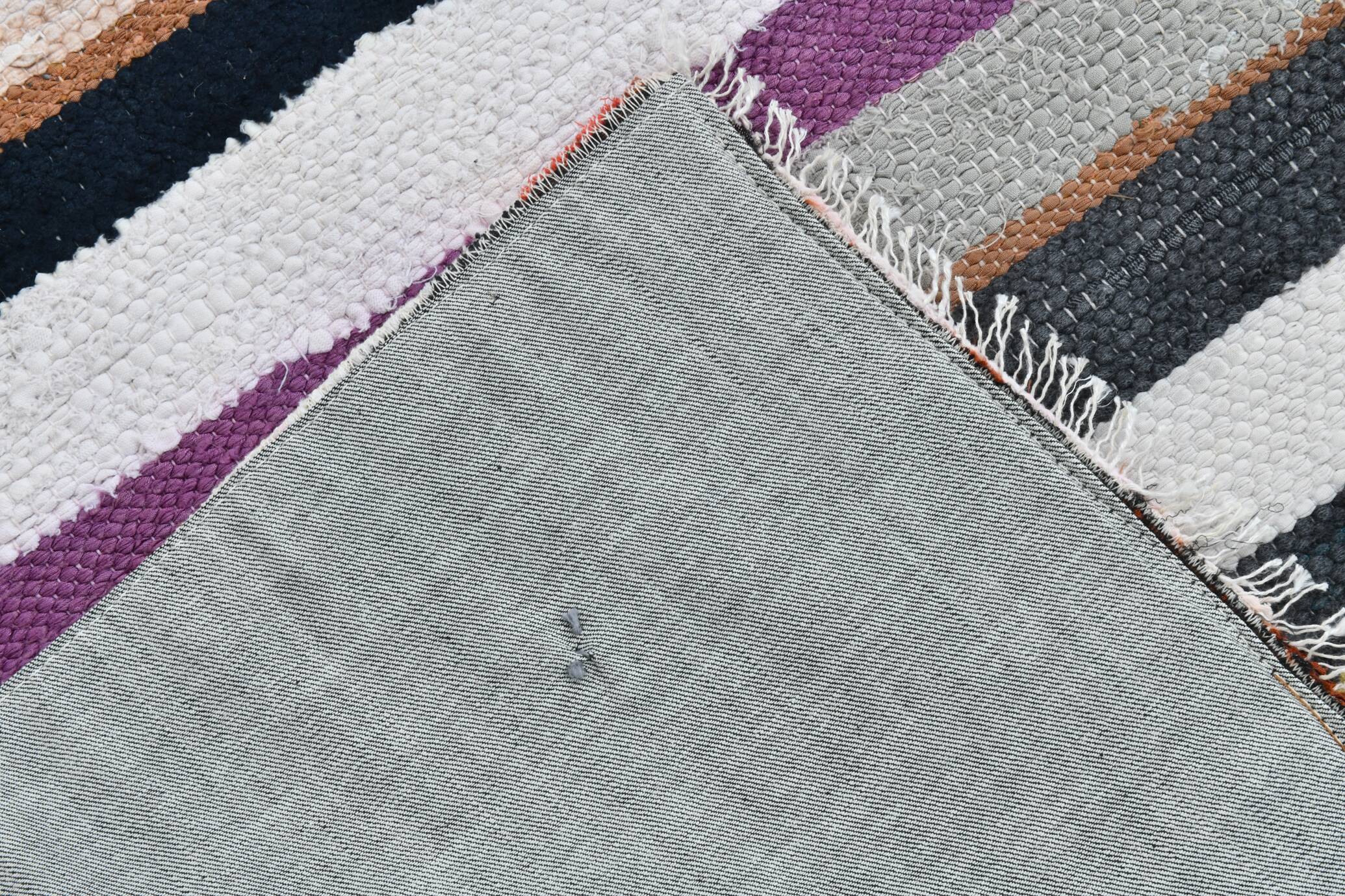 2x9  Multicolor Vintage Kilim Runner Rug, Hallway Runner Rug, 73x286Cm