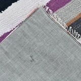 2x9  Multicolor Vintage Kilim Runner Rug, Hallway Runner Rug, 73x286Cm