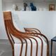 Fauteuil en rotin années 60