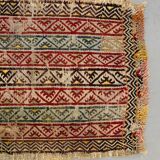 Vintage Turkish Mini Kilim 103x48 cm Wool Small Kelim Runner, shabby Chic