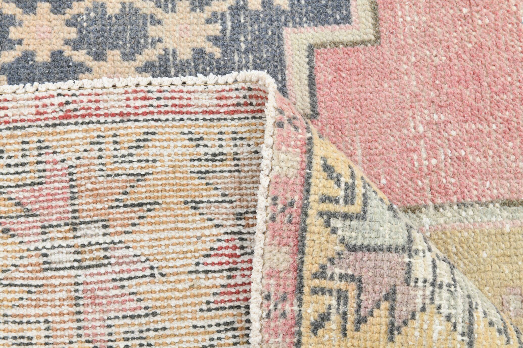 4x8 Red & Yellow Small Persian Rug, 118x270Cm SK 17615