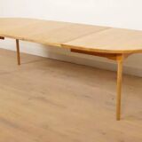 Vintage oval dining table | Oak | Extendable