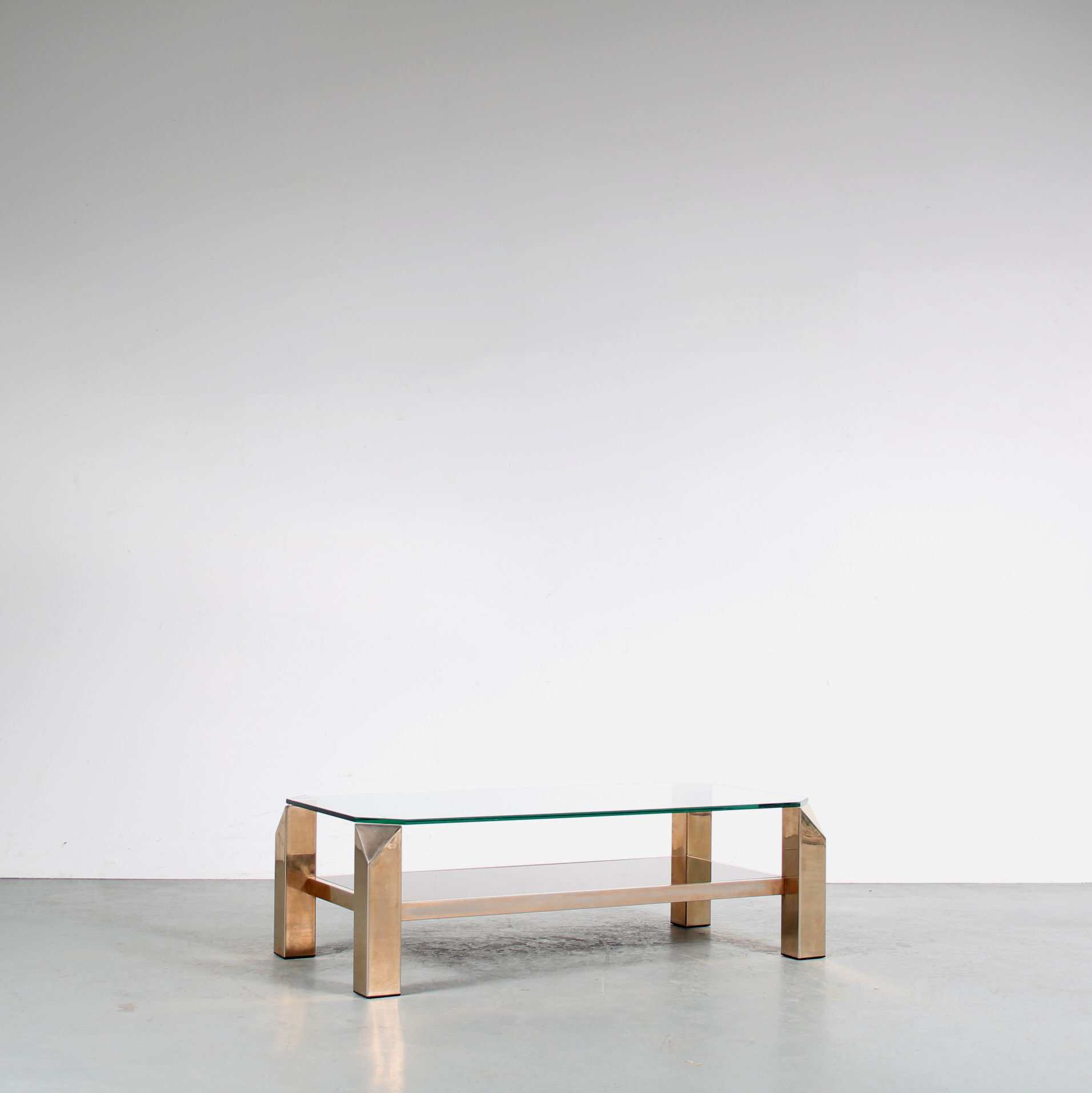 1970s Coffee table by Belgo Chrom, Belgium