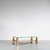 1970s Coffee table by Belgo Chrom, Belgium