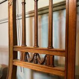 Pair Of Louis XVI Style Chairs In Walnut.