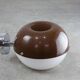 Space-age Italian Plexiglas Brown Wall Lamp, 70s