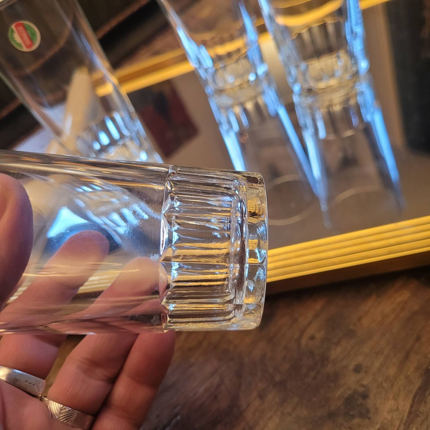 Set de 4 verres long drink Duralex – années 1970