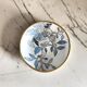 Porcelain and brass bowl