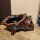 Shell-shaped catchall in Vallauris style.