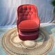 Velvet toad armchair