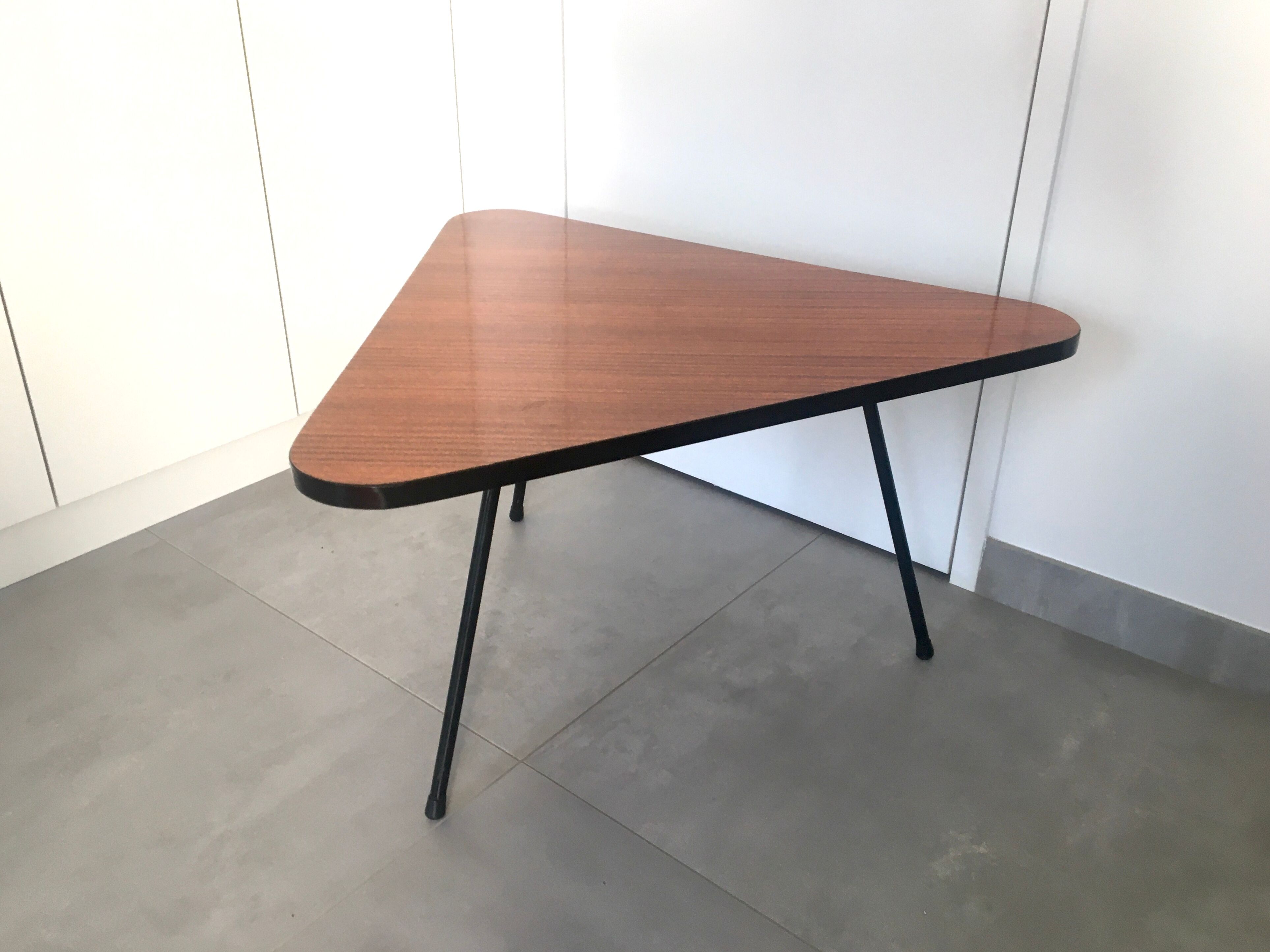 Vintage formica coffee table and steel